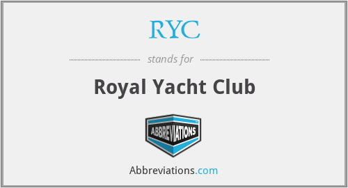 What does royal yacht club stand for?